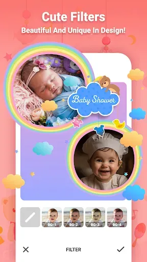 Скриншот 6 — Fotomelon: Baby Photo Editor