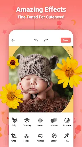 Скриншот 7 — Fotomelon: Baby Photo Editor