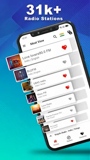 Скриншот 1 — Doozy Radio: Live AM FM Radio