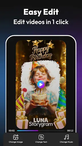 Скриншот 3 — Storygramo - Music Video Maker