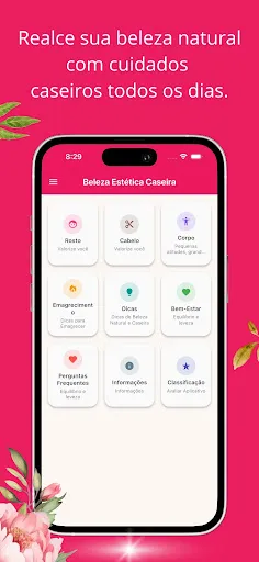Скриншот 1 — Beleza Estética Caseira