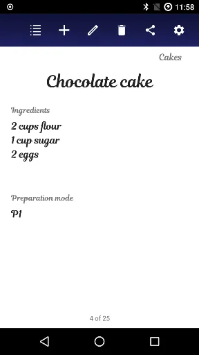 Скриншот 2 — My Cookbook