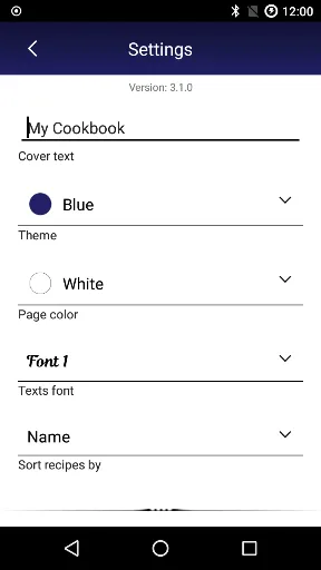Скриншот 3 — My Cookbook