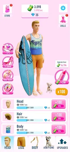 Скриншот 2 — Idle Doll maker — girl games