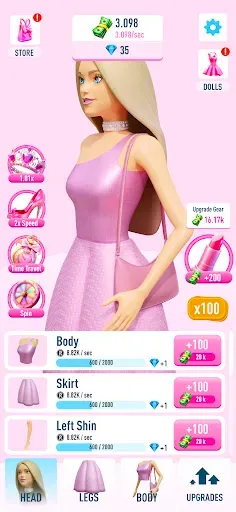 Скриншот 4 — Idle Doll maker — girl games