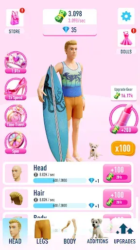 Скриншот 7 — Idle Doll maker — girl games