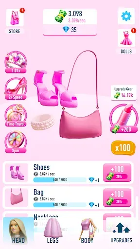 Скриншот 8 — Idle Doll maker — girl games