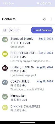 Скриншот 1 — CorrLinks Text Chat