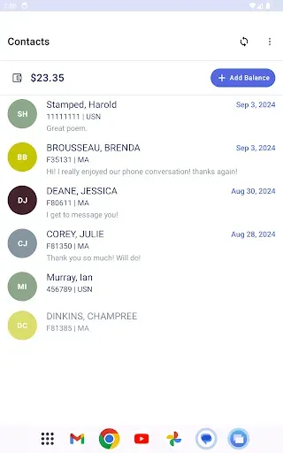 Скриншот 3 — CorrLinks Text Chat