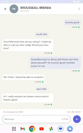 Скриншот 4 — CorrLinks Text Chat