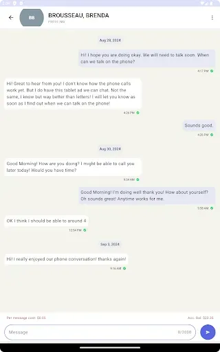 Скриншот 6 — CorrLinks Text Chat