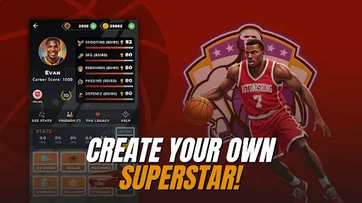 Скриншот 2 — Basketball Career 26