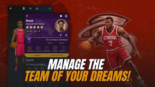 Скриншот 3 — Astonishing Basketball Manager