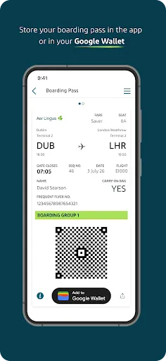 Скриншот 5 — Aer Lingus App