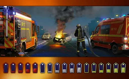Скриншот 1 — Notruf 112 – Die Feuerwehr Sim