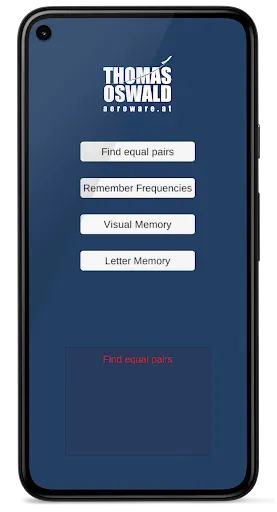 Скриншот 1 — Memory Training for Pilots