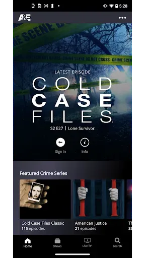 Скриншот 2 — A&E: TV Shows That Matter