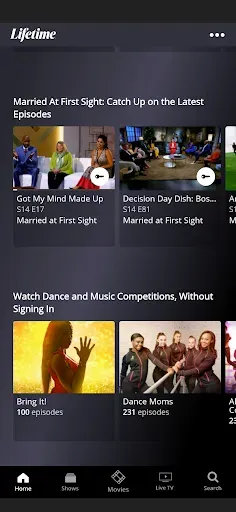 Скриншот 6 — Lifetime: TV Shows & Movies