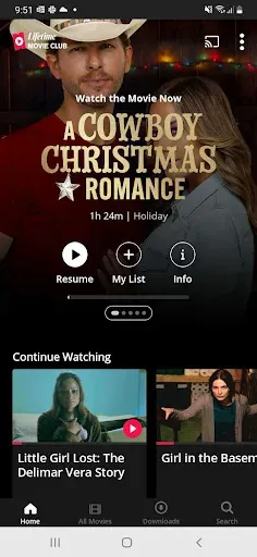 Скриншот 1 — Lifetime Movie Club