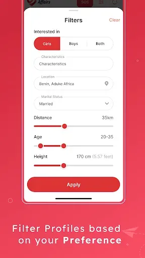 Скриншот 5 — Affairs — dating support