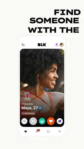 Скриншот 2 — BLK: Black Singles Dating App