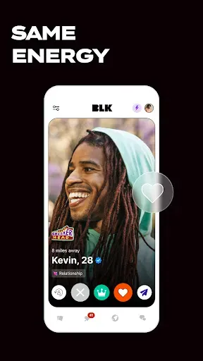 Скриншот 3 — BLK: Black Singles Dating App