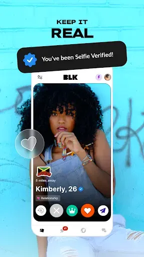 Скриншот 4 — BLK: Black Singles Dating App