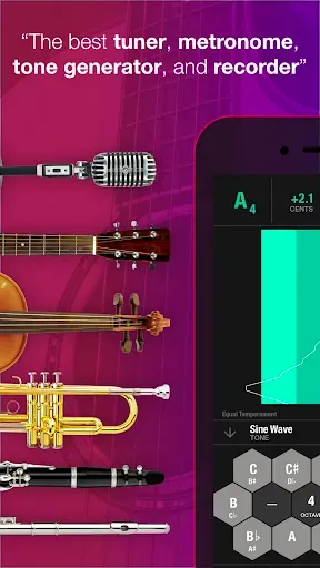 Скриншот 1 — Tunable: Music Practice Tools
