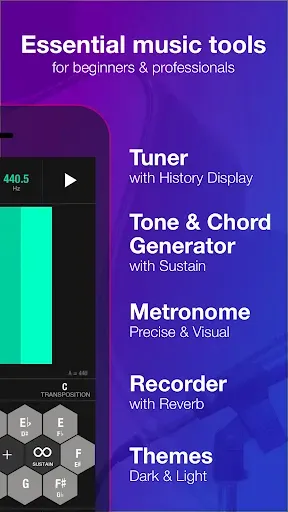 Скриншот 2 — Tunable: Music Practice Tools