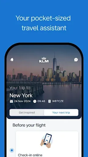 Скриншот 2 — KLM — Забронируйте рейс
