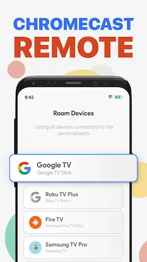 Скриншот 1 — Chromecast & Android TV Remote