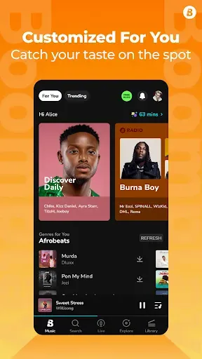 Скриншот 2 — Boomplay - Download Music MP3