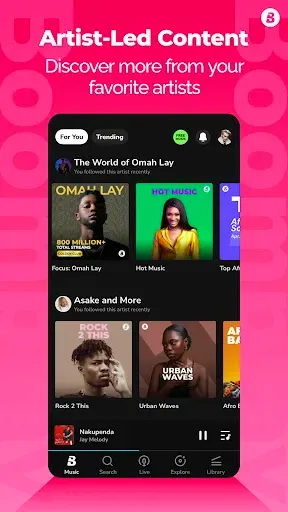 Скриншот 3 — Boomplay - Download Music MP3