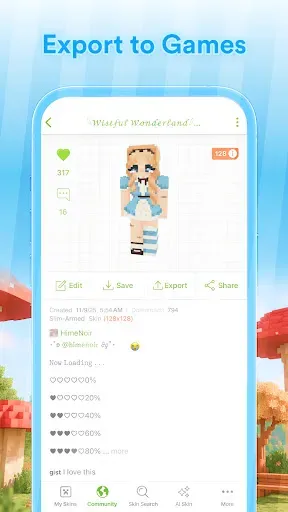 Скриншот 4 — Skinseed for Minecraft