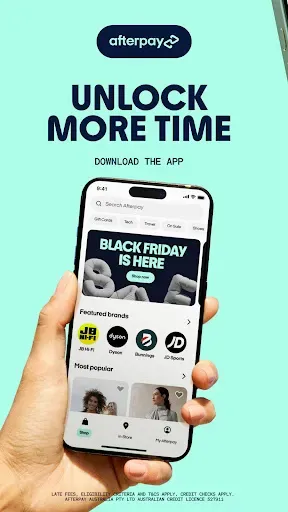 Скриншот 1 — Afterpay. Buy now, pay it in 4