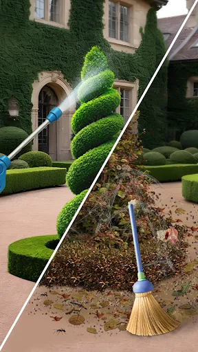 Скриншот 1 — Lawn Care ASMR Cleaning