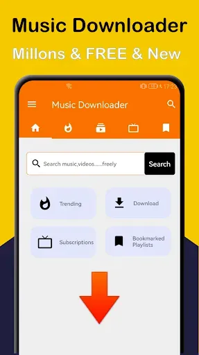 Скриншот 1 — Mp3 Music Downloader & Player