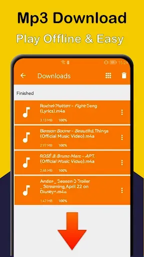 Скриншот 2 — Mp3 Music Downloader & Player