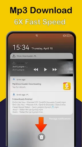 Скриншот 4 — Mp3 Music Downloader & Player