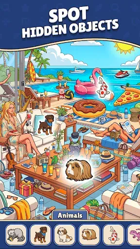 Скриншот 1 — Find Em All! - Hidden Objects