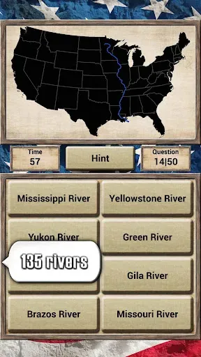 Скриншот 3 — USA Geography - Quiz Game