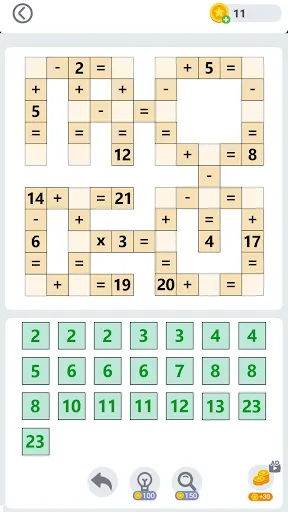 Скриншот 7 — Crossmath - крест математика