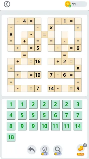 Скриншот 8 — Crossmath - крест математика