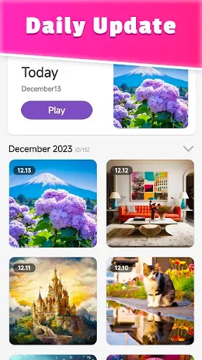 Скриншот 3 — Jigsaw Puzzles Game HD