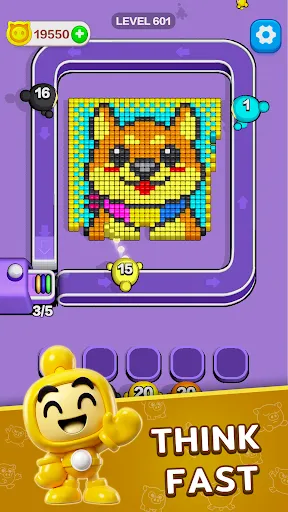 Скриншот 1 — Pixel Blast: Цветные Блоки