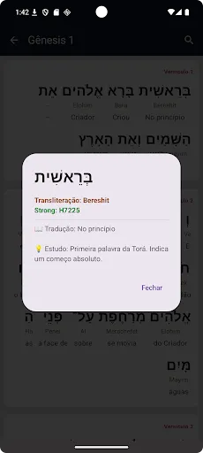 Скриншот 3 — Hebraico e Grego Interlinear
