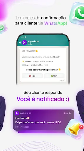 Скриншот 2 — AgendaJá! Profissionais