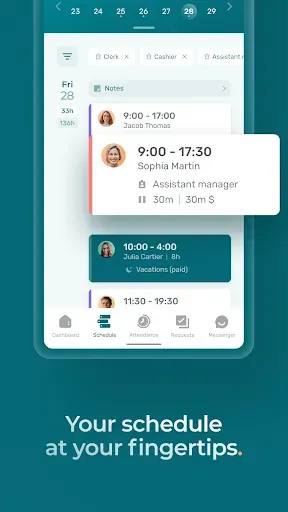 Скриншот 4 — Agendrix Employee Scheduling