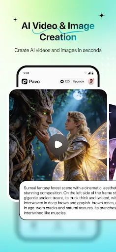Скриншот 1 — Pavo - AI Image & Video Maker
