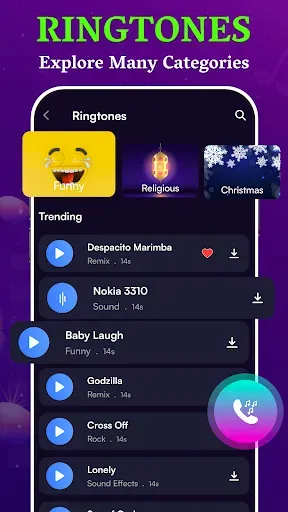 Скриншот 8 — Ringtones & 4k Wallpapers HD